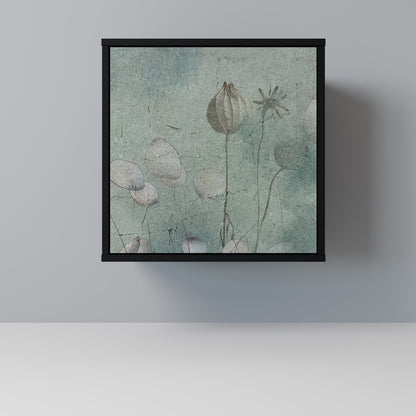 Credenza NIGHT LADY a 1 anta con finitura nera