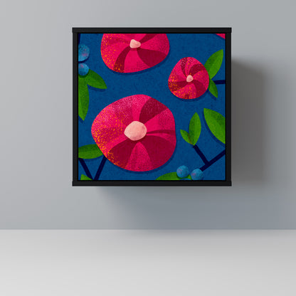 Credenza SPRING THOUGHTS a 1 anta con finitura nera