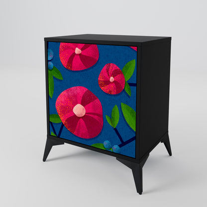 Credenza SPRING THOUGHTS a 1 anta con finitura nera