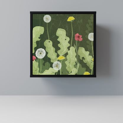 Credenza DANDELION AMUSE a 1 anta con finitura nera