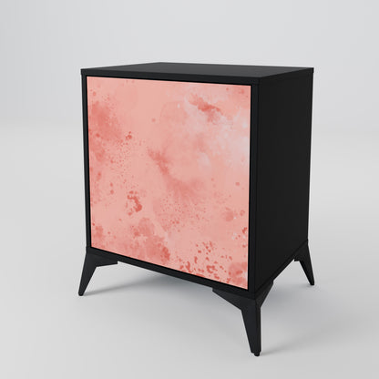 CRANE DANCE 1-Door Sideboard in Black Finish