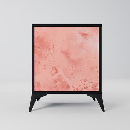 CRANE DANCE 1-Door Sideboard in Black Finish