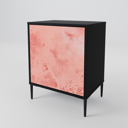 CRANE DANCE 1-Door Sideboard in Black Finish