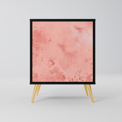 CRANE DANCE 1-Door Sideboard in Black Finish