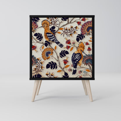 Credenza EMINENT HOOPOE a 1 anta con finitura nera