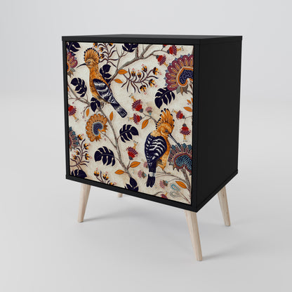 Credenza EMINENT HOOPOE a 1 anta con finitura nera