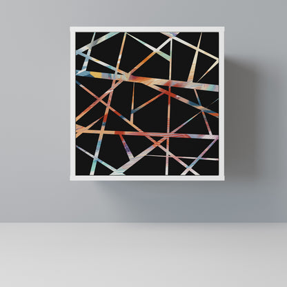 POLYGON VERVE Madia a 1 Anta in Finitura Bianca