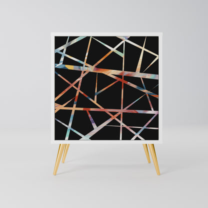 POLYGON VERVE Madia a 1 Anta in Finitura Bianca