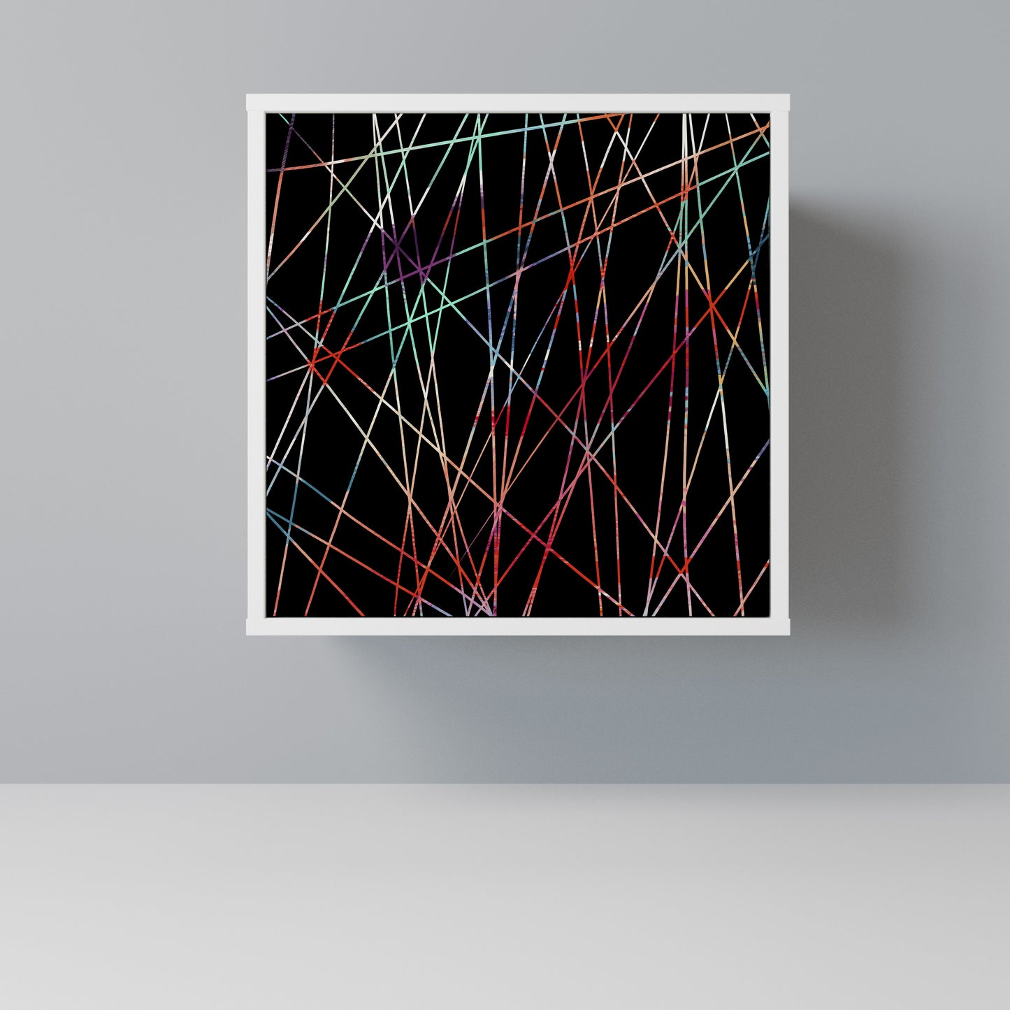 LUMINOUS SNARE Madia a 1 Anta in Finitura Bianca