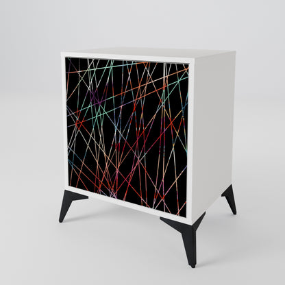 LUMINOUS SNARE Madia a 1 Anta in Finitura Bianca