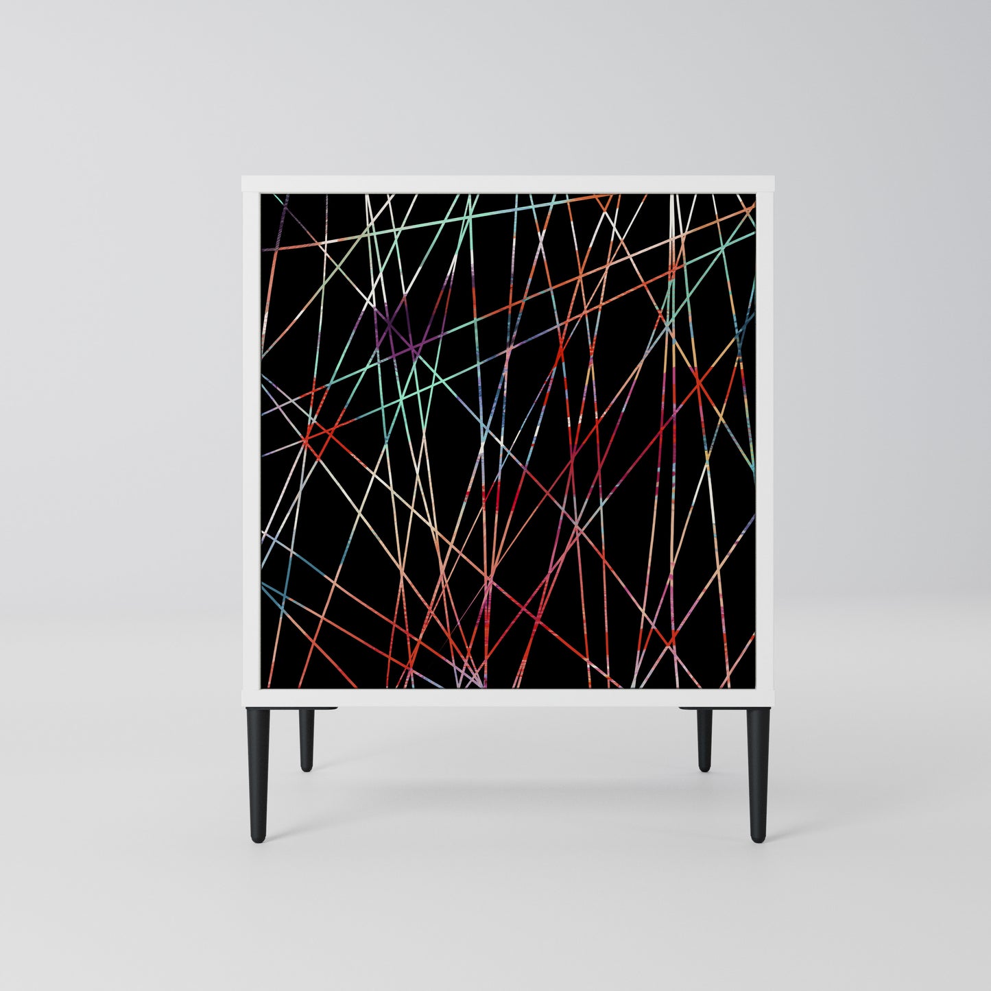 LUMINOUS SNARE Madia a 1 Anta in Finitura Bianca