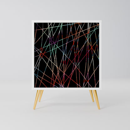 LUMINOUS SNARE Madia a 1 Anta in Finitura Bianca