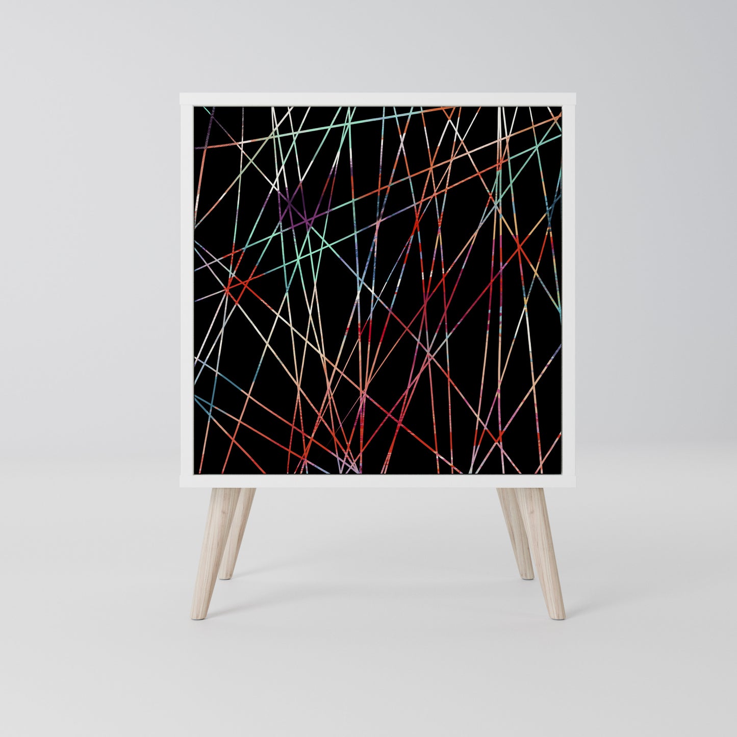 LUMINOUS SNARE Madia a 1 Anta in Finitura Bianca