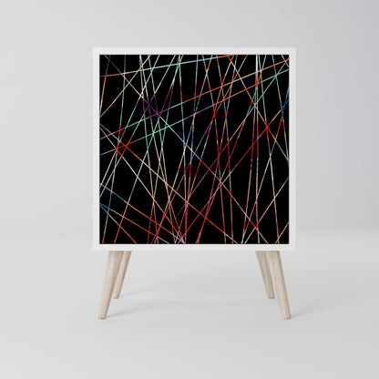 LUMINOUS SNARE Madia a 1 Anta in Finitura Bianca