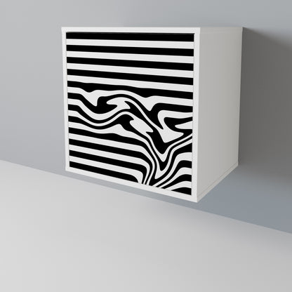 SPECTRA SHOWCASE Madia a 1 Anta in Finitura Bianca