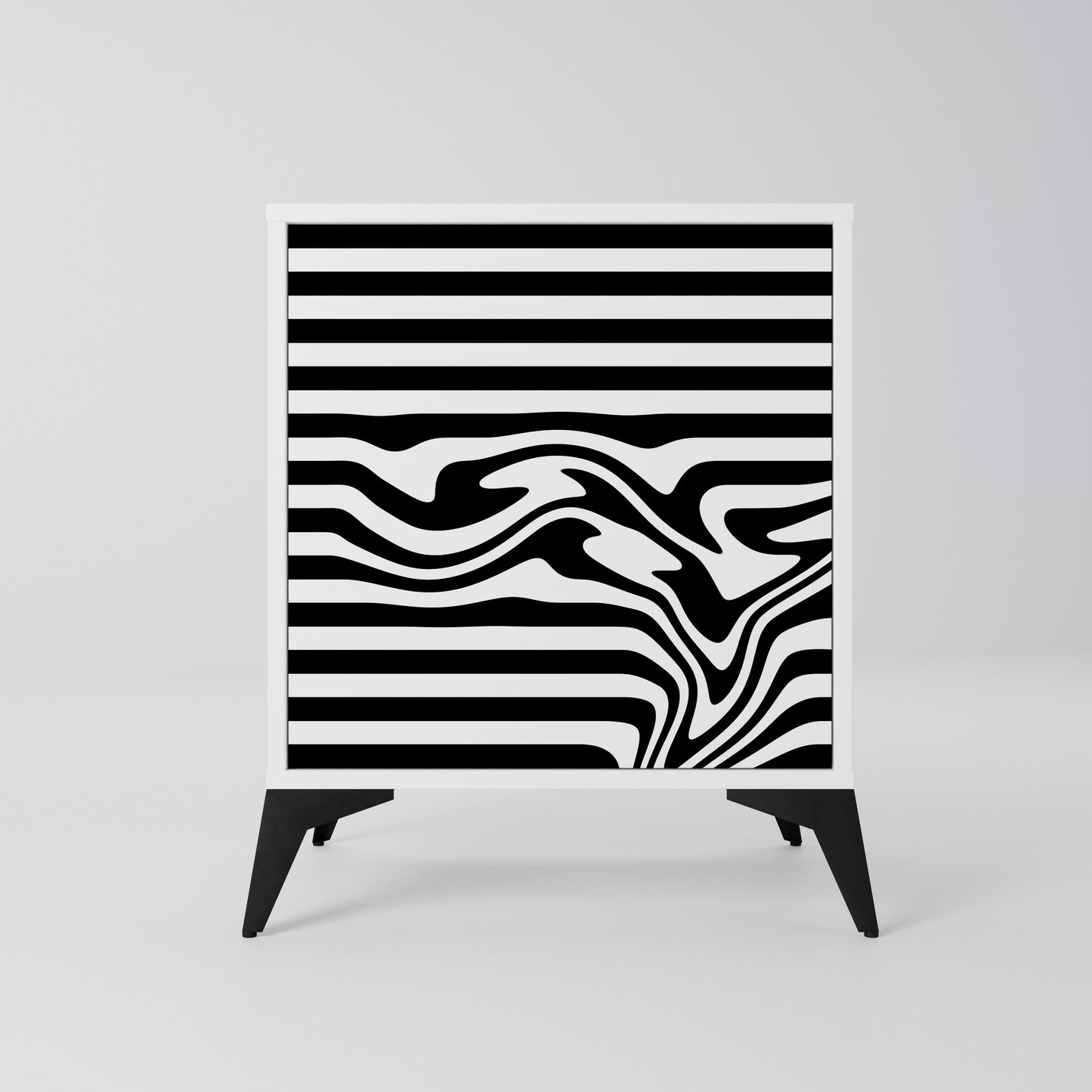 SPECTRA SHOWCASE Madia a 1 Anta in Finitura Bianca