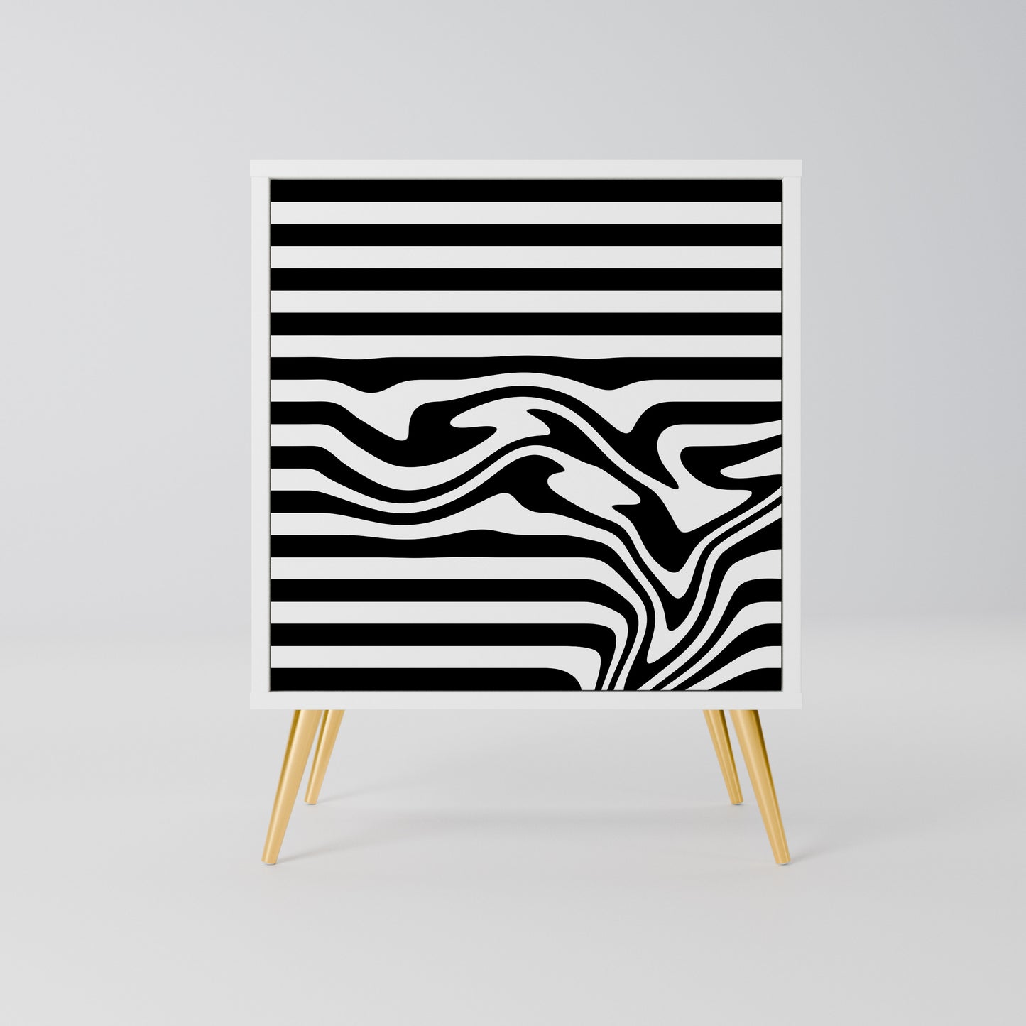 SPECTRA SHOWCASE Madia a 1 Anta in Finitura Bianca