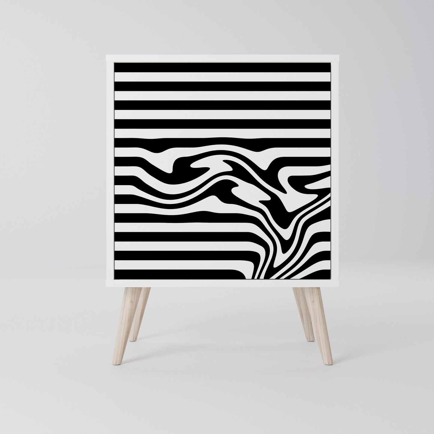 SPECTRA SHOWCASE Madia a 1 Anta in Finitura Bianca