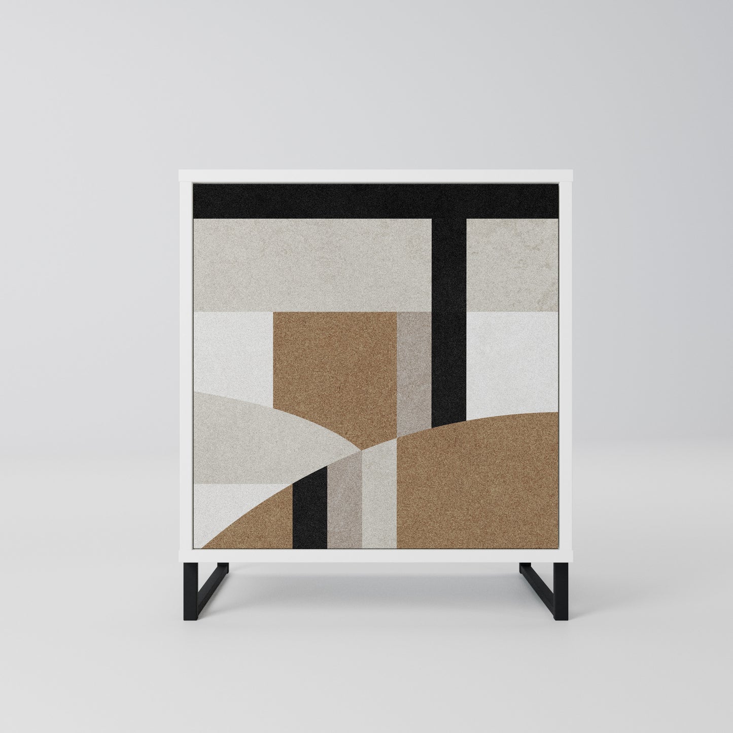 DELICATE MEMENTO Madia a 1 Anta in Finitura Bianca