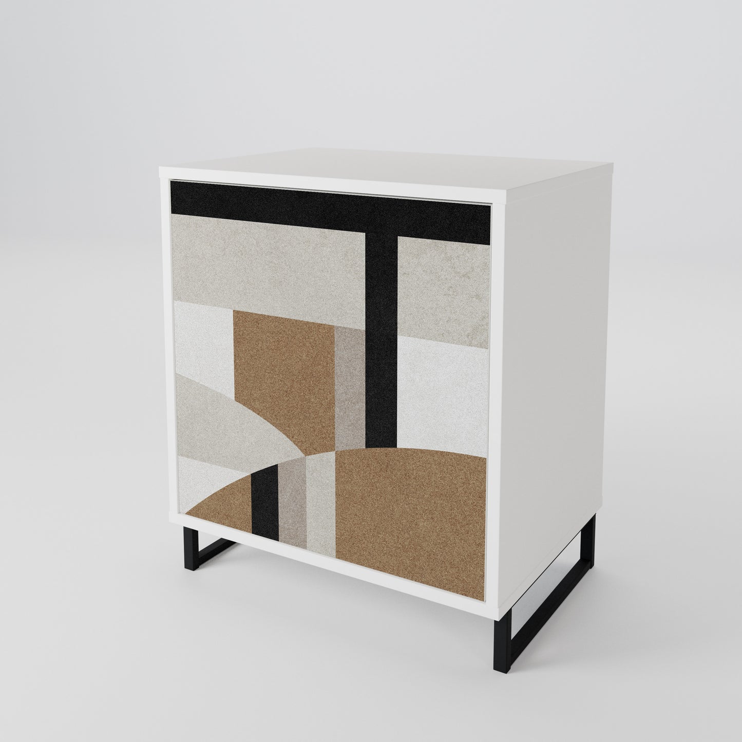 DELICATE MEMENTO Madia a 1 Anta in Finitura Bianca