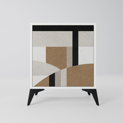 DELICATE MEMENTO Madia a 1 Anta in Finitura Bianca