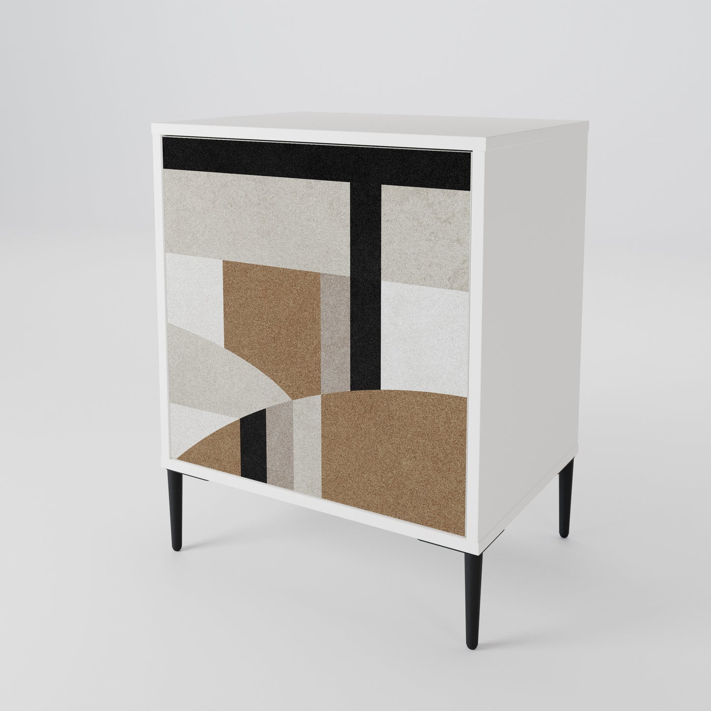 DELICATE MEMENTO Madia a 1 Anta in Finitura Bianca