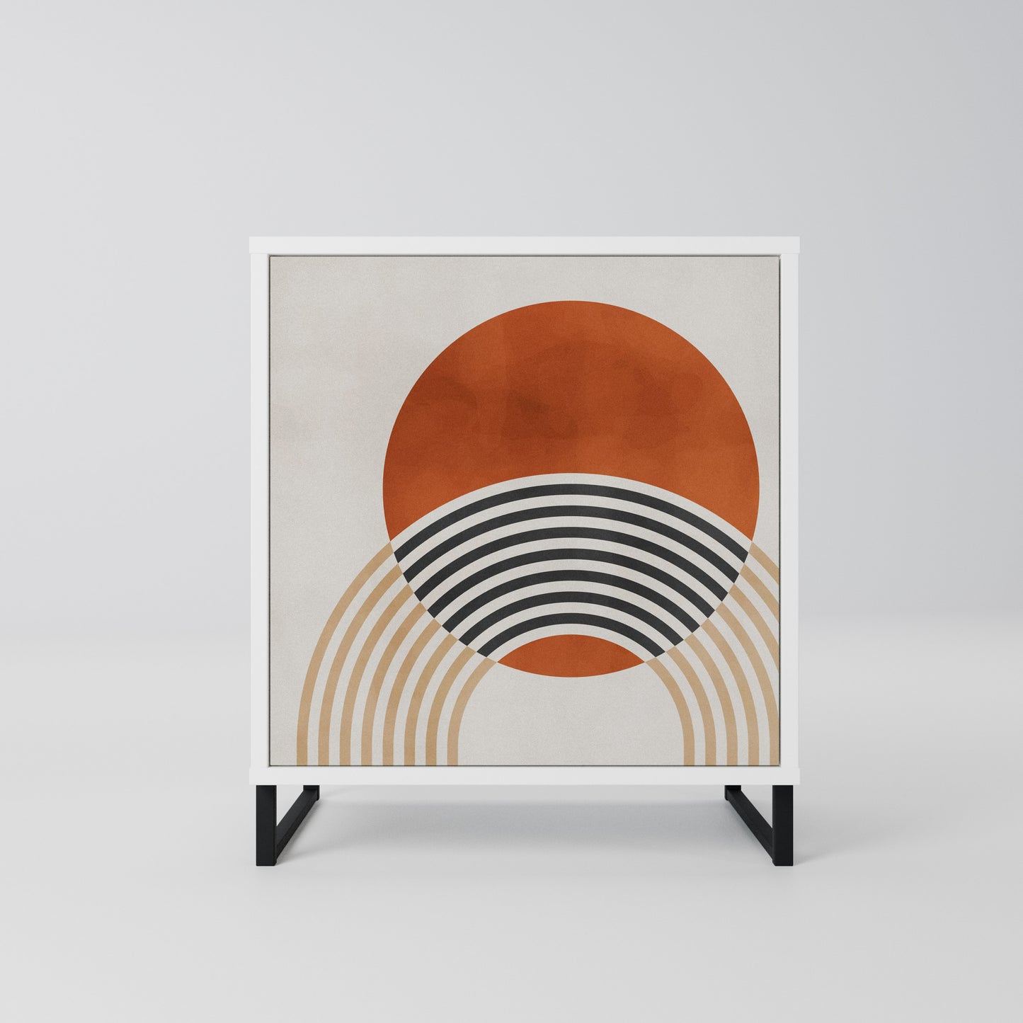 SPACE AROUND Madia a 1 Anta in Finitura Bianca