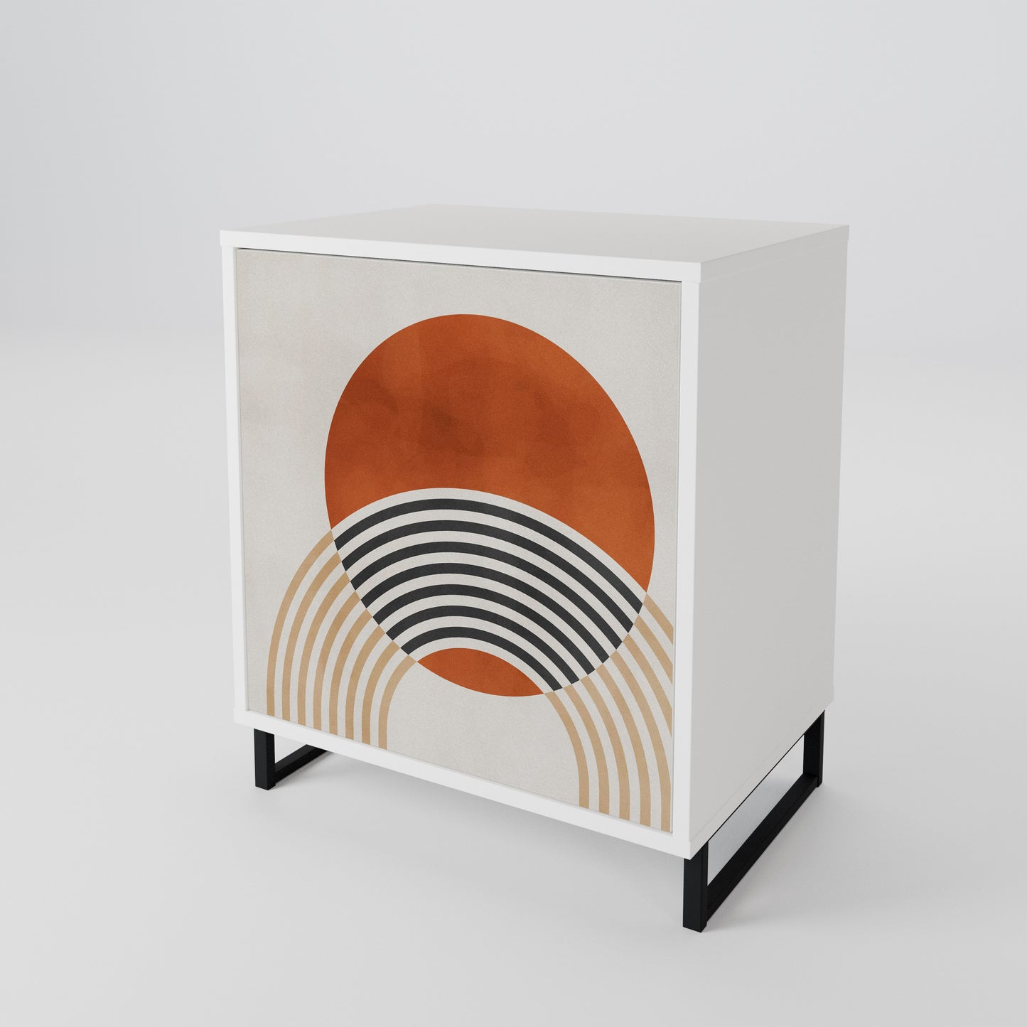 SPACE AROUND Madia a 1 Anta in Finitura Bianca