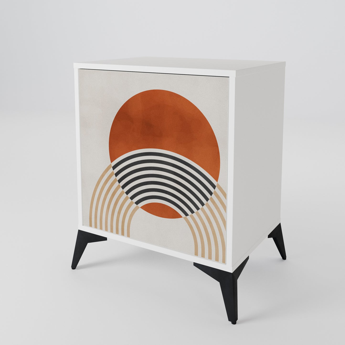 SPACE AROUND Madia a 1 Anta in Finitura Bianca