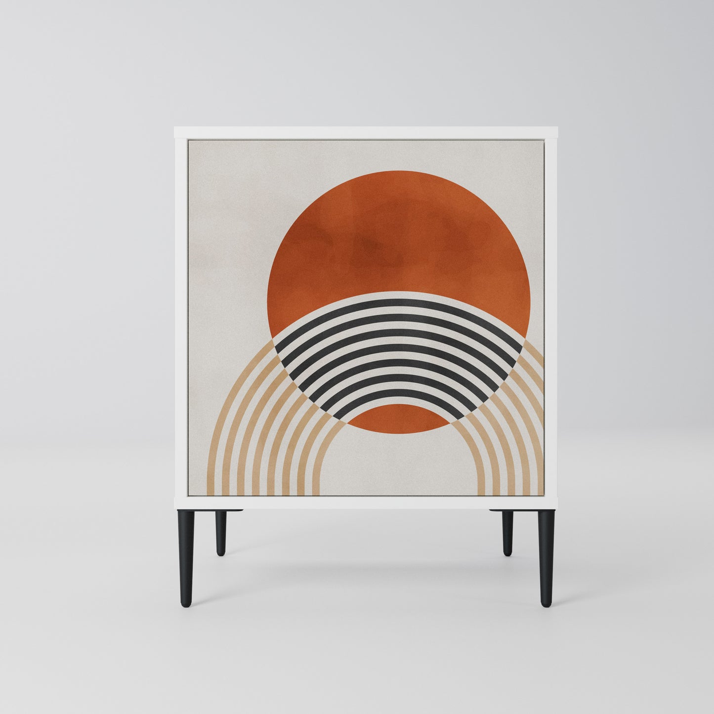 SPACE AROUND Madia a 1 Anta in Finitura Bianca