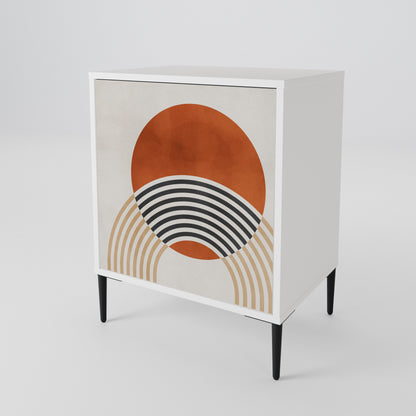 SPACE AROUND Madia a 1 Anta in Finitura Bianca