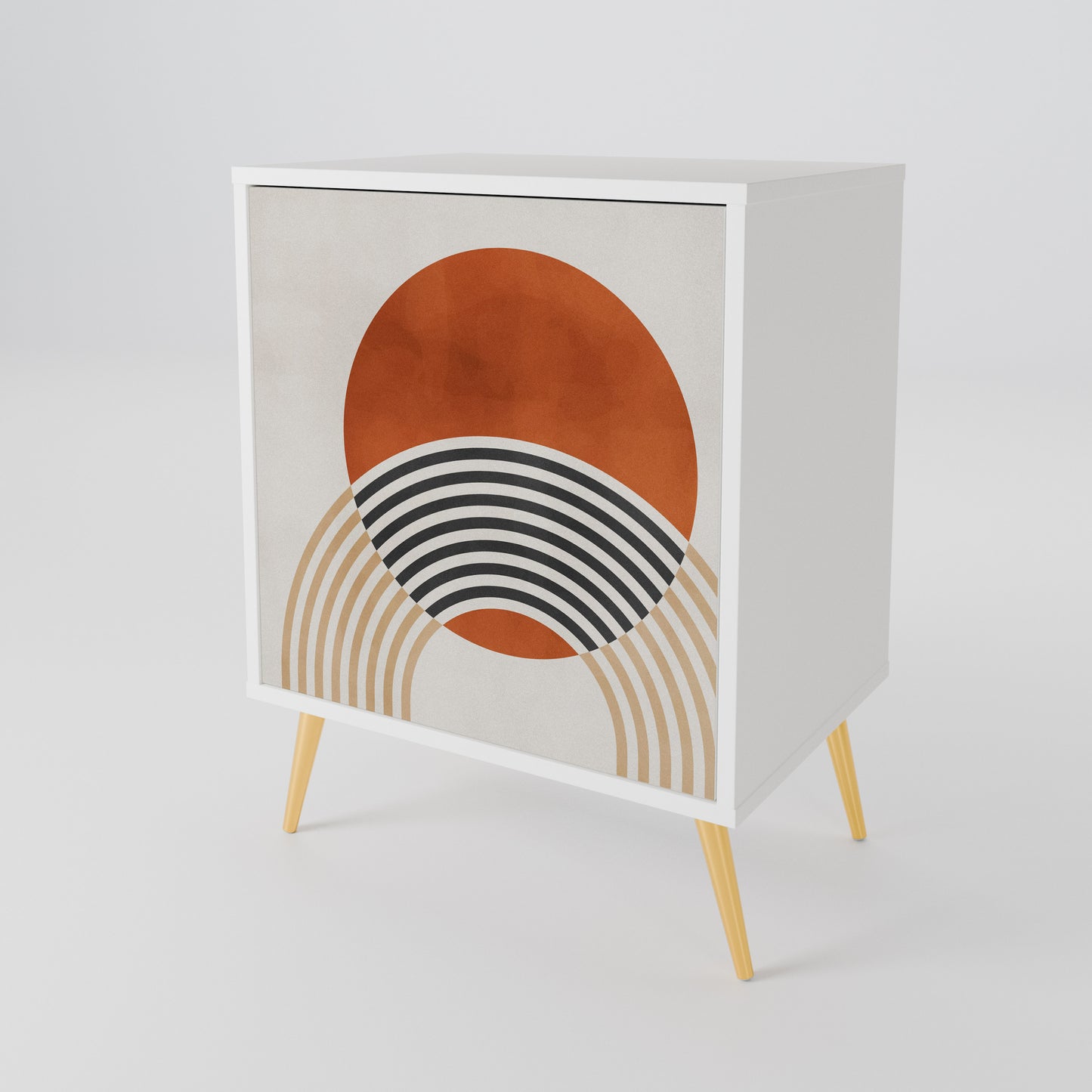 SPACE AROUND Madia a 1 Anta in Finitura Bianca