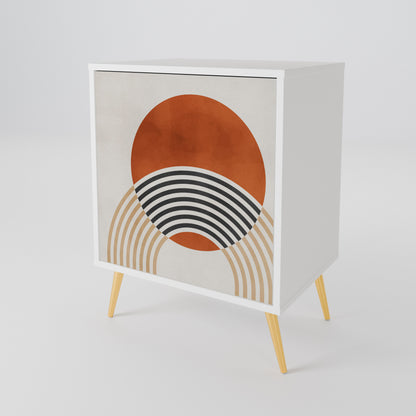 SPACE AROUND Madia a 1 Anta in Finitura Bianca