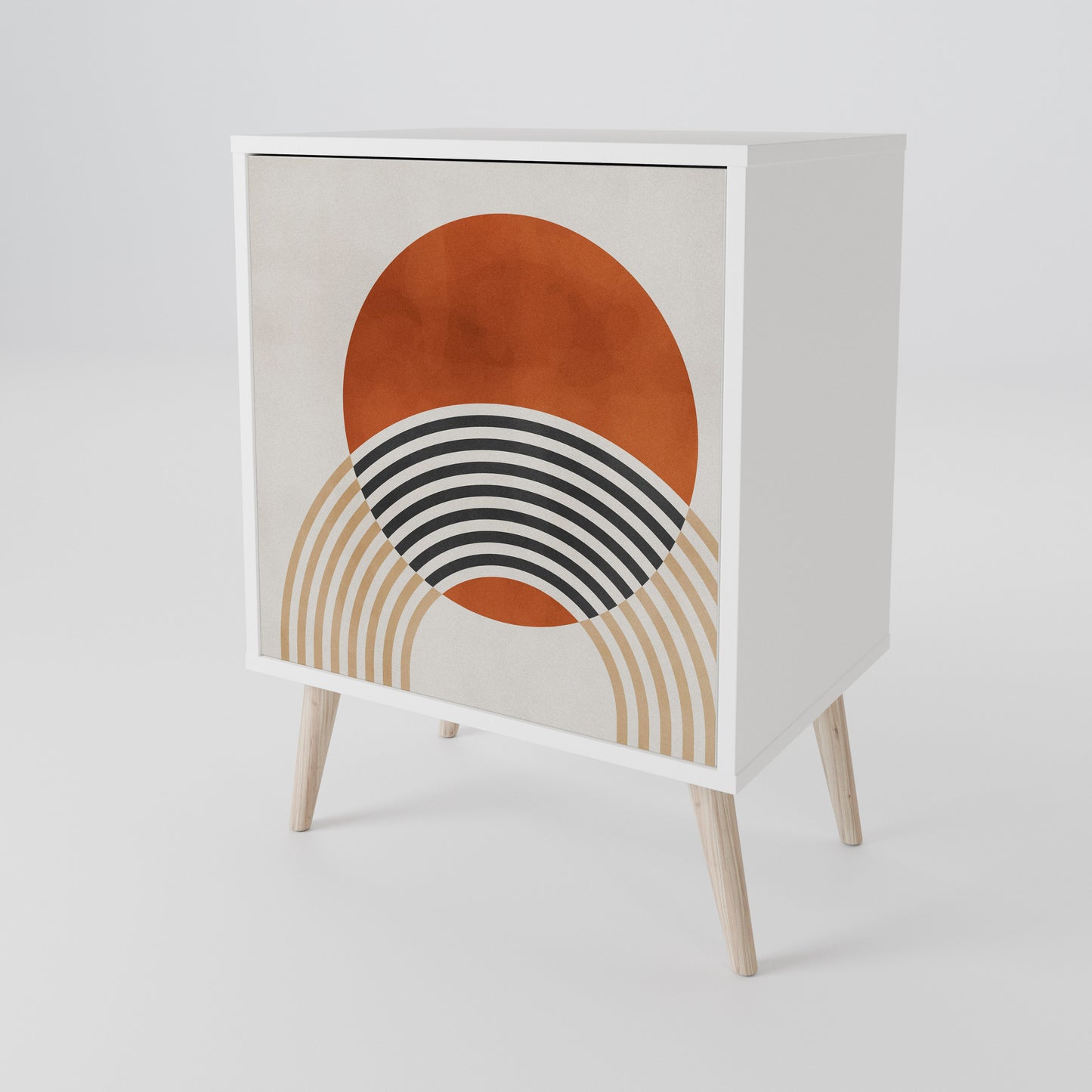 SPACE AROUND Madia a 1 Anta in Finitura Bianca