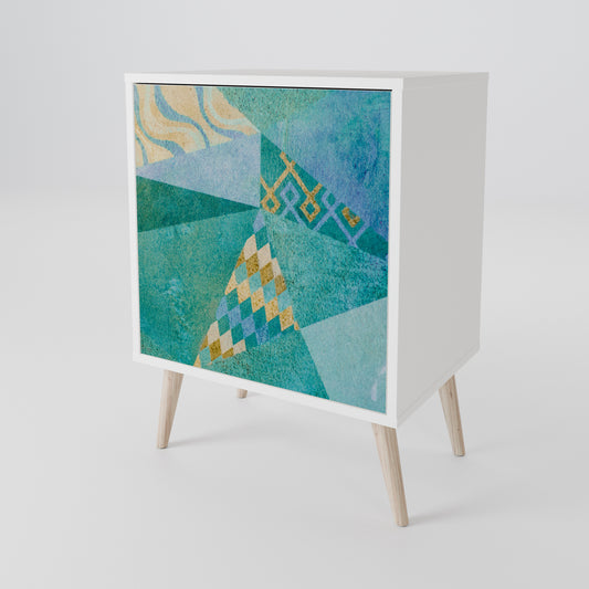 SPECTRUM SPLENDOR Madia a 1 Anta in Finitura Bianca