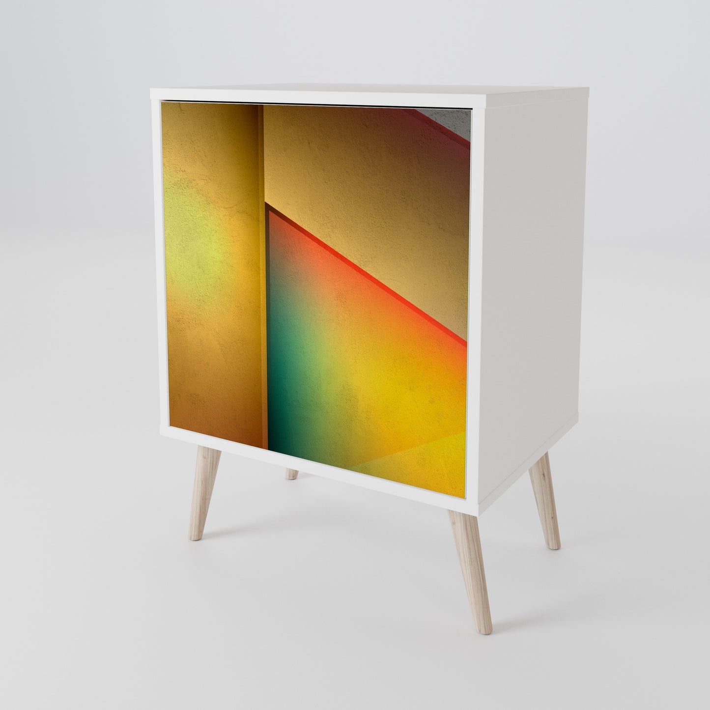 PIERCING SHARPNESS Madia a 1 Anta in Finitura Bianca