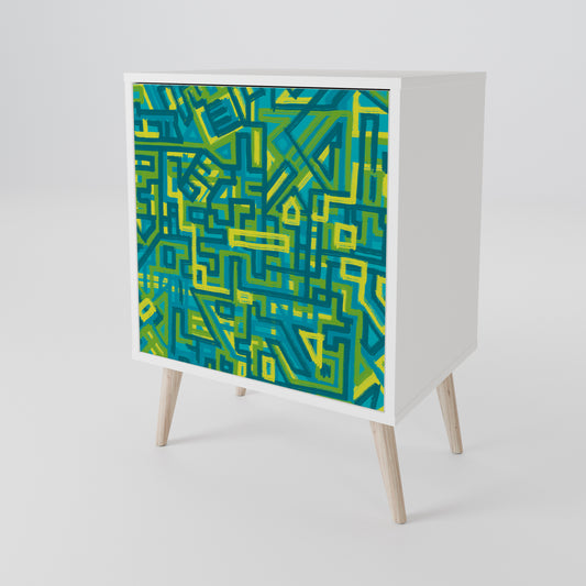 NOSTALGIC MEMORIES Madia a 1 Anta in Finitura Bianca