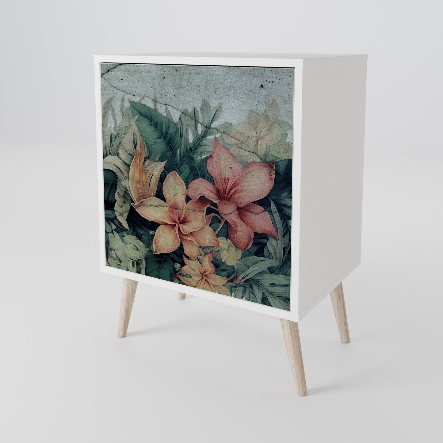 HEAVENLY BLOOM Madia a 1 Anta in Finitura Bianca