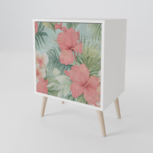HAWAIIAN SPIRIT 1-Door Sideboard in White Finish