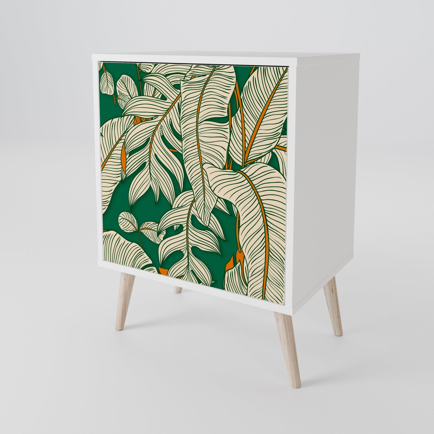 VERDANT PLEASURES Madia a 1 Anta in Finitura Bianca