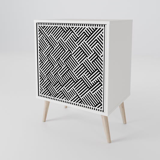 TEMPORARY SEQUENCE 1-Door Sideboard in White Finish