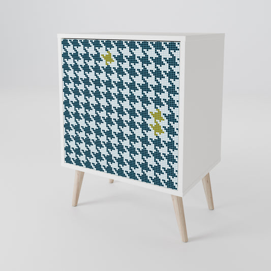 OUT OF CONTEXT 1-Door Sideboard in White Finish