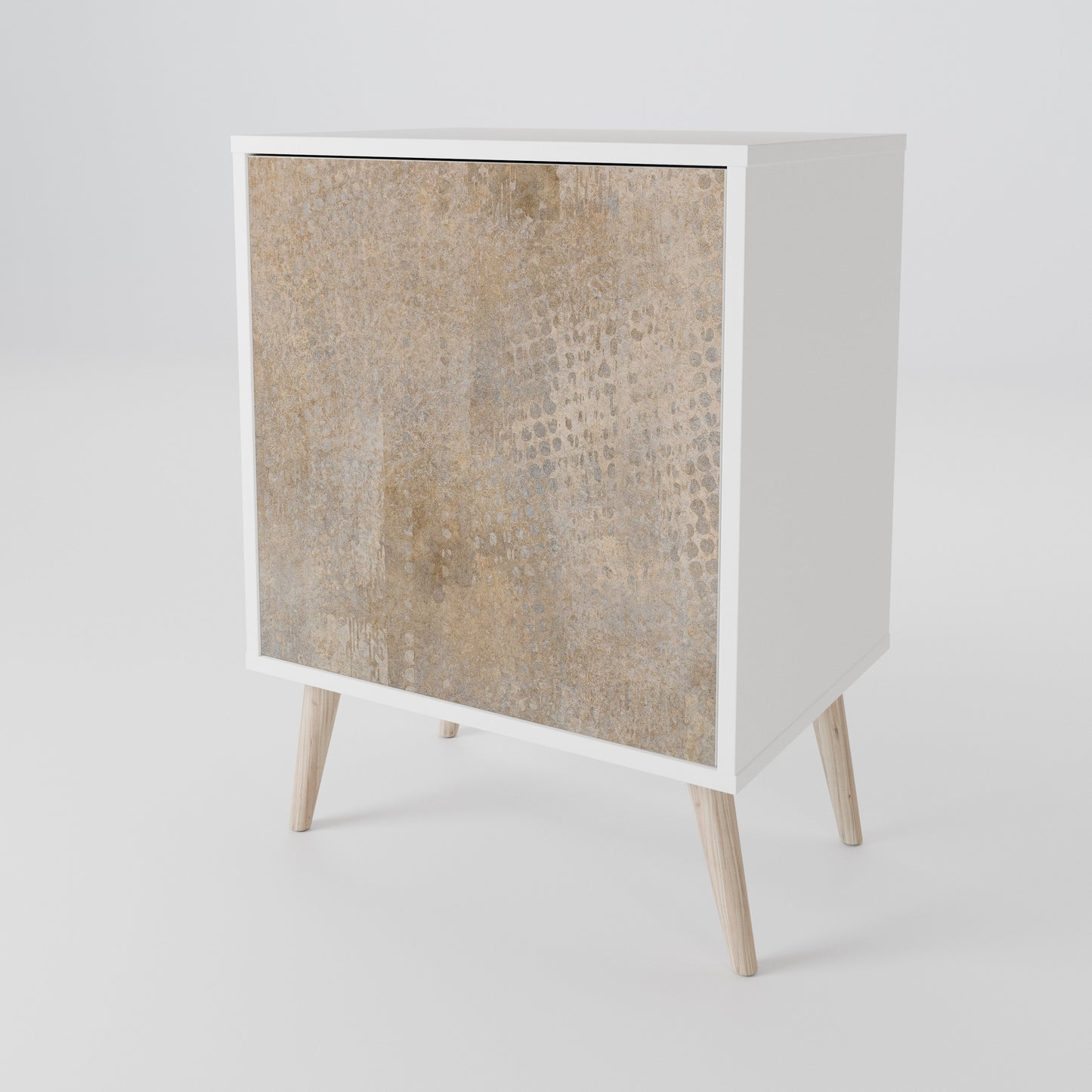 SCREEN ERROR 1-Door Sideboard in White Finish