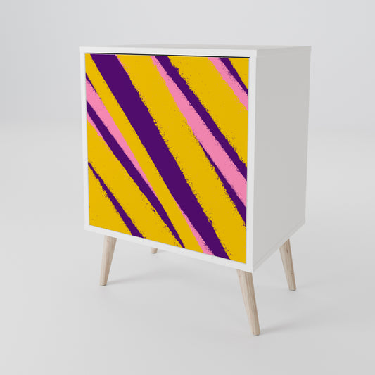 DREAMS COME TRUE 1-Door Sideboard in White Finish
