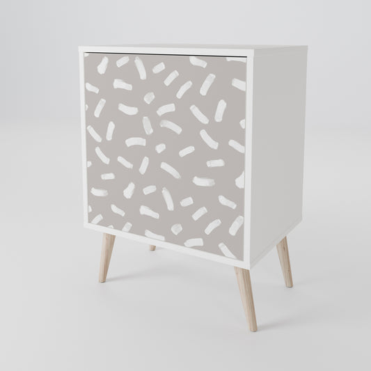 PASSING SECONDS 1-Door Sideboard in White Finish