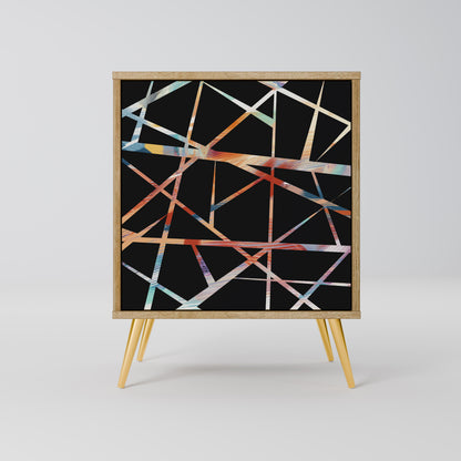 POLYGON VERVE Madia a 1 anta effetto rovere