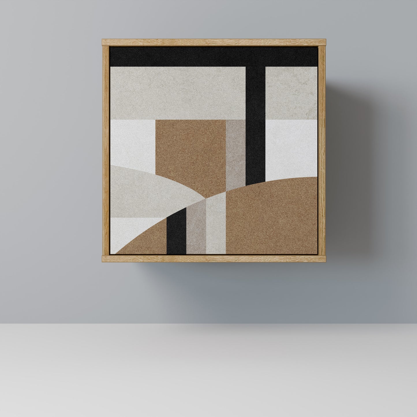 Credenza DELICATE MEMENTO a 1 anta effetto rovere