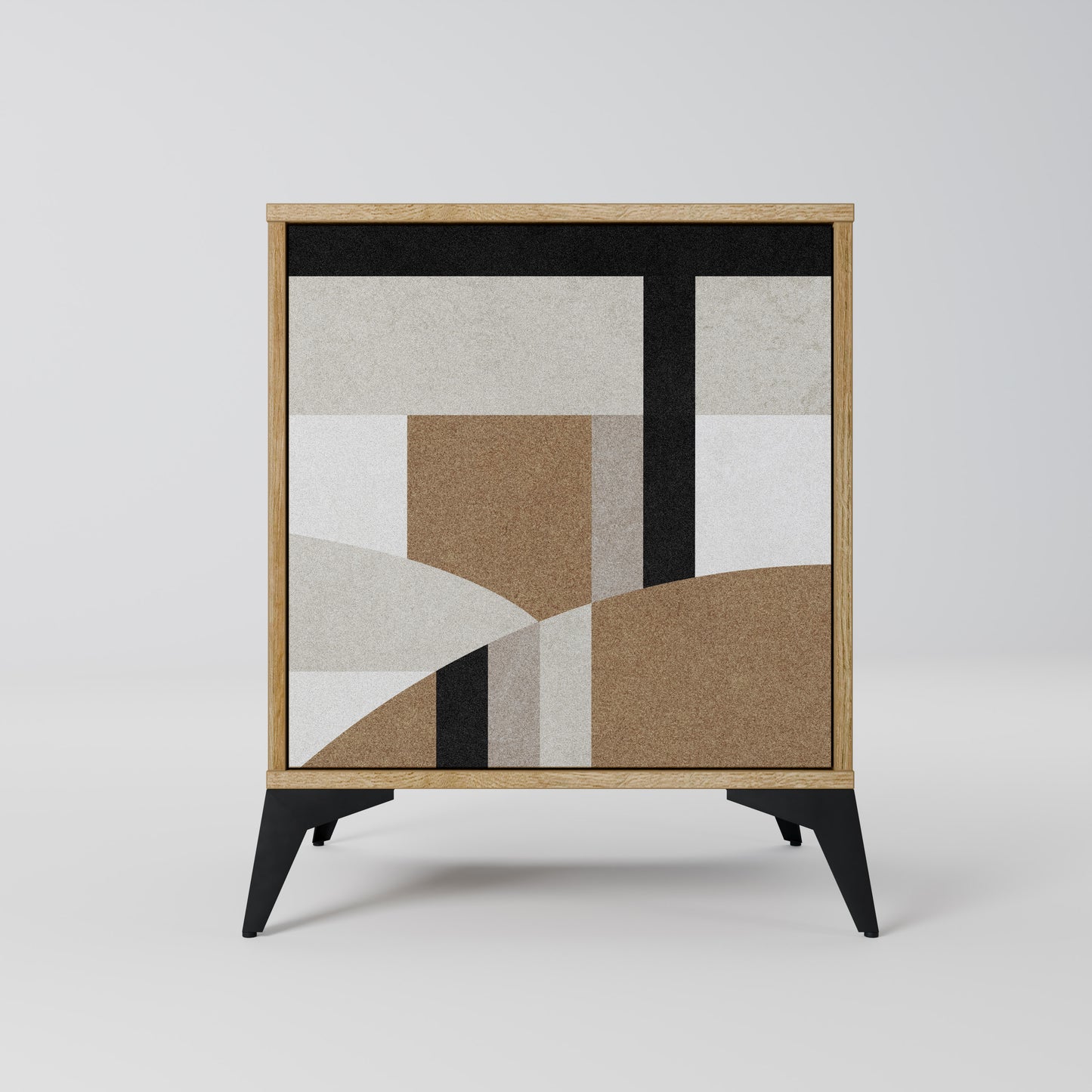 Credenza DELICATE MEMENTO a 1 anta effetto rovere