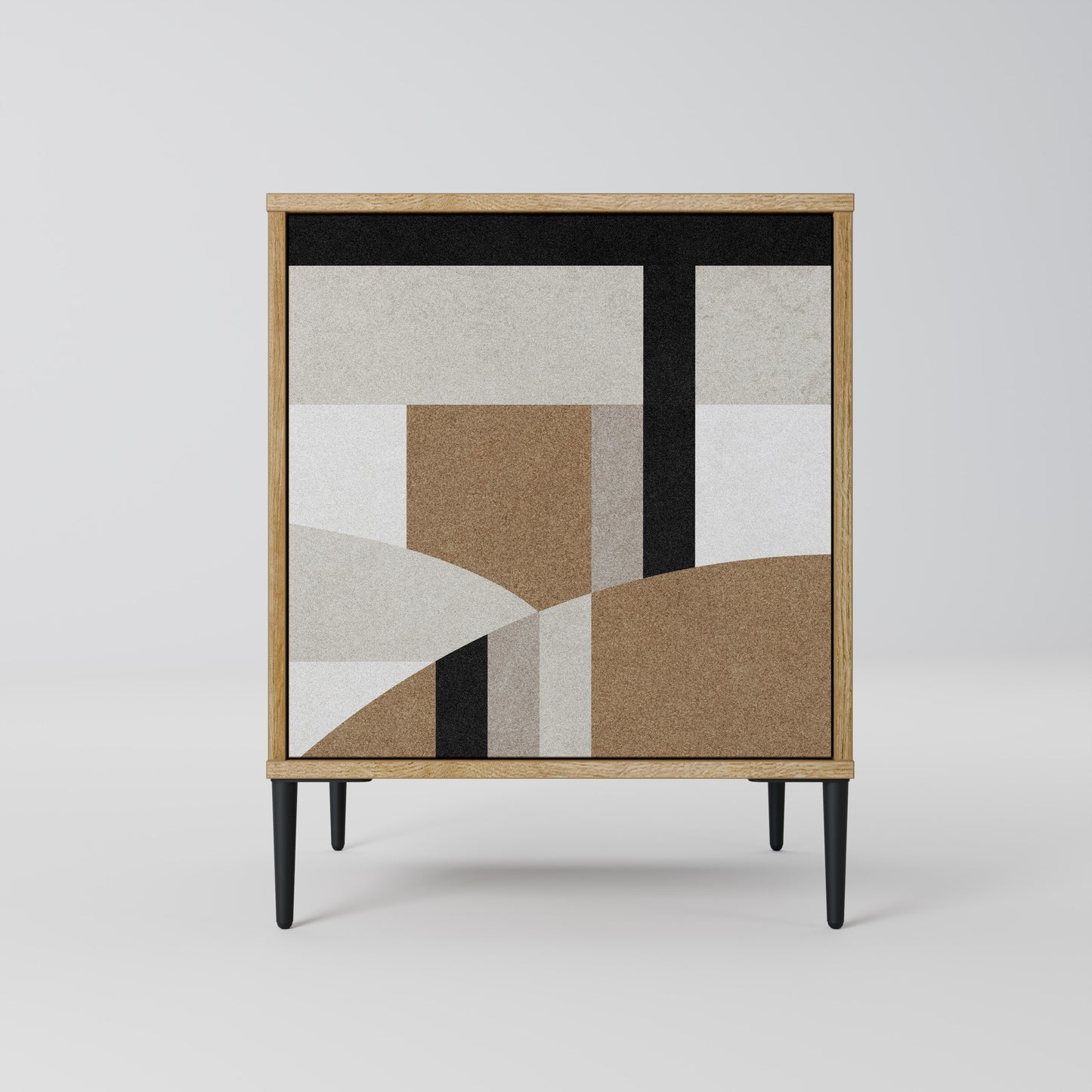 Credenza DELICATE MEMENTO a 1 anta effetto rovere