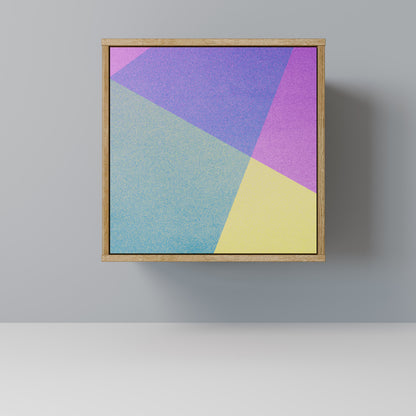 BRIGHT GEOMETRY 1-Door Sideboard in Oak Effect